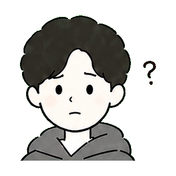papaのquestionの表情
