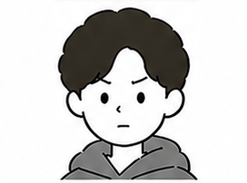 papaのseriousの表情